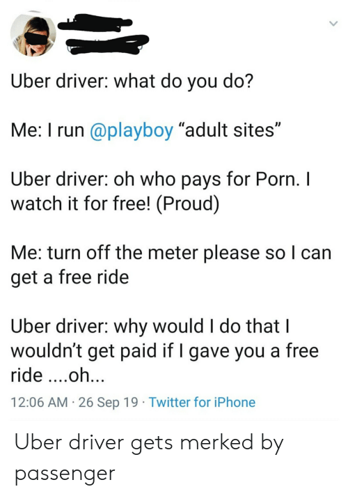 Platinum recommend best of driver paid ride his uber