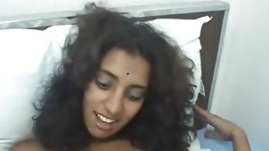 Sexy indian beauty licked