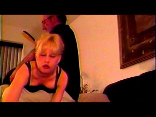 best of Spanked hairbrush with teen blonde
