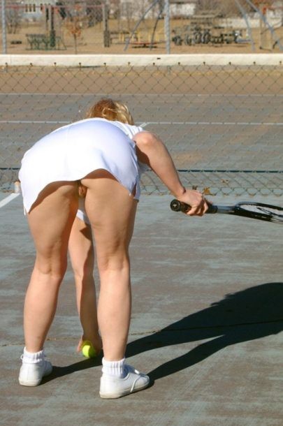 Tennis star upskirt