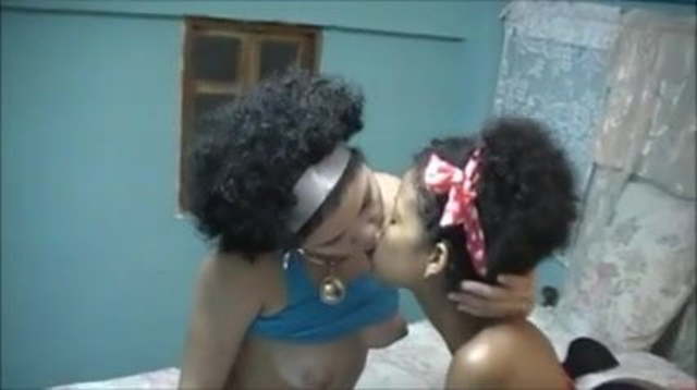 best of Afro black kissing licking white