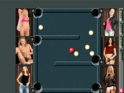 best of Billiards balls girl sexy pushes