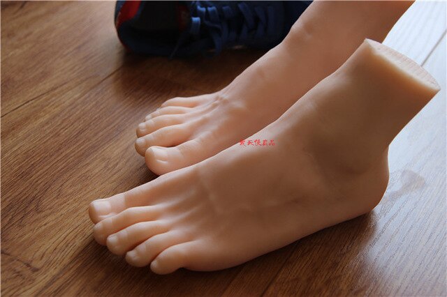 Cum silicone feet