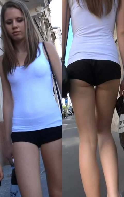 best of Girl shorts candid