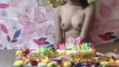 Naked indian girl on birthday