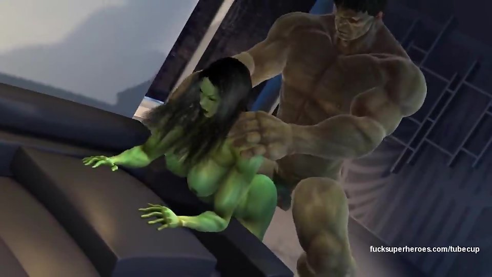 Hulk smashing girlfriend with