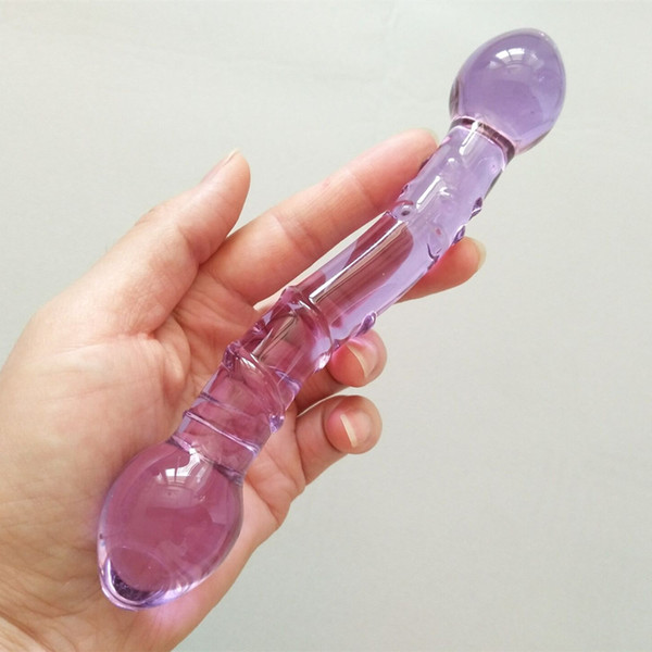 Testing out new glass dildo