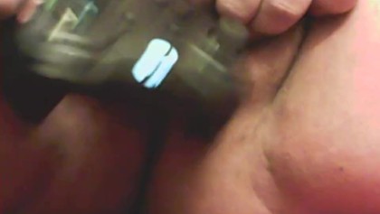 Masturbating with fingers vibrator after