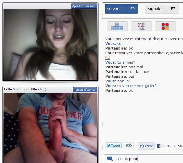Blonde chatroulette girls