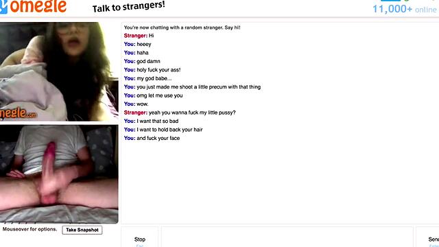 Omegle thick blonde girl