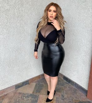 best of Leather from skirt tight look