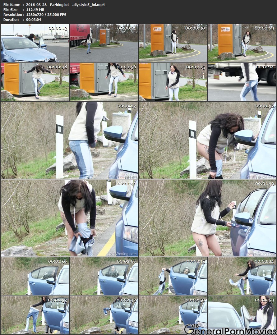 Desperated wetting lace leggings parking