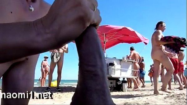 best of Handjob slave beach dick boobs big on