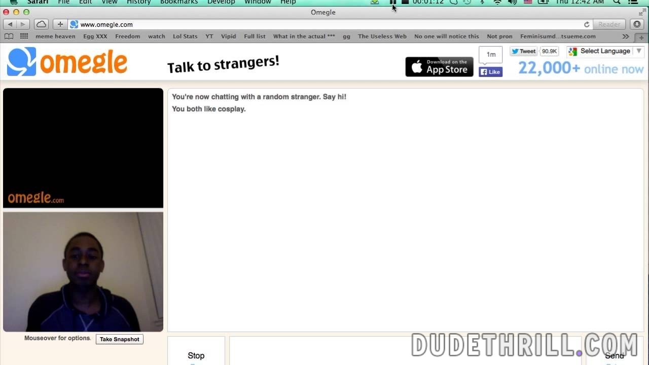 Black girl from omegle used