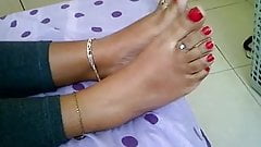 best of Yummy fetish indian foot