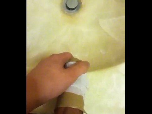 Destroys toilet paper roll