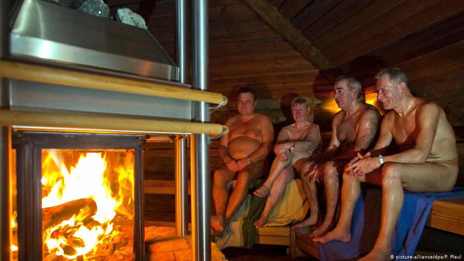 Sexy teen public sauna strip