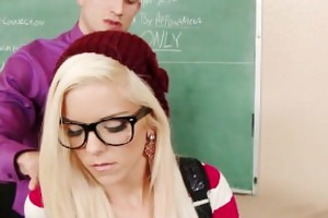 best of Fuck classroom geeky schoolgirl halle