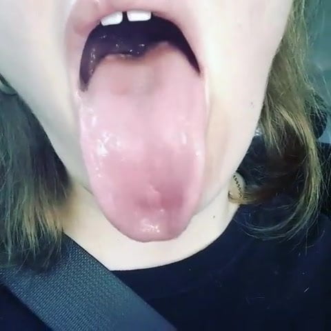 best of Teeth fetish tongue mouth spit