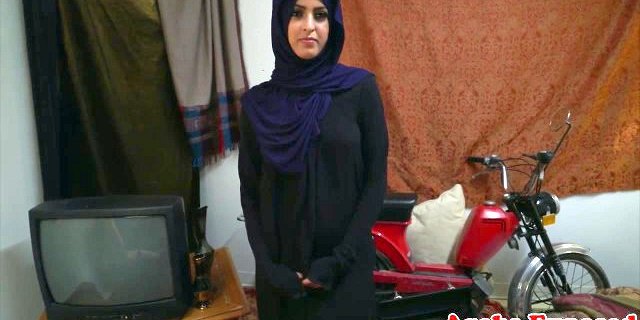 Slut hijab teen teasing with