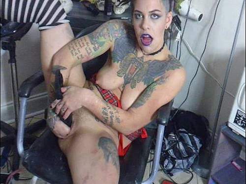 Texas reccomend tattooed model gets fisted