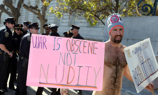 Mooch reccomend walking naked public