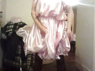 best of Sissy uniform maid pink wank